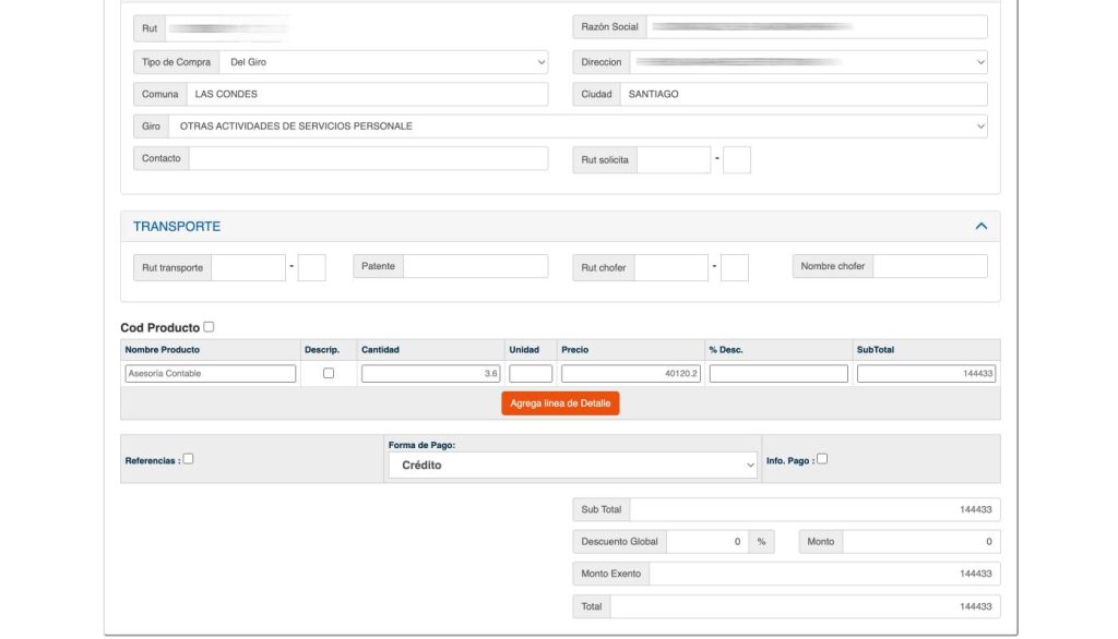 pasos para facturar 2