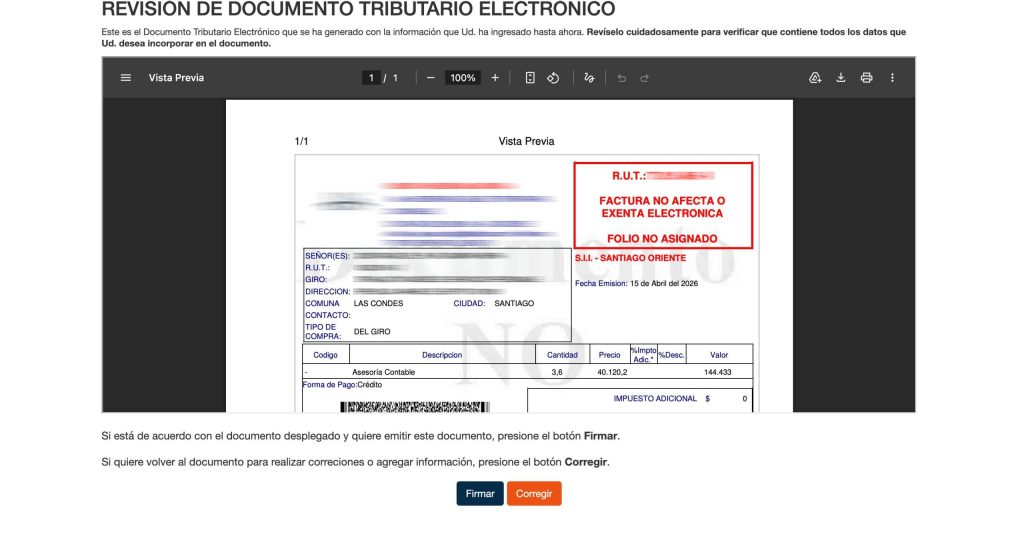 pasos para facturar 3
